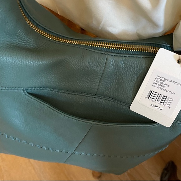 Hobo Entwine Handbag in Meadow.  Brushed Antique Brass Hardware. NWT. - Picture 8 of 8